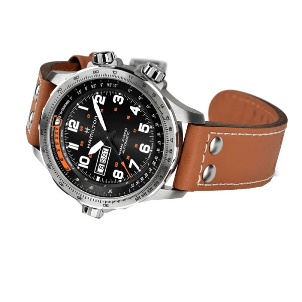 Montre Hamilton Khaki Aviation X Wind Day Date H77755533 Lepage