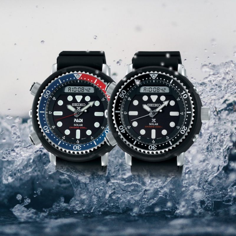 Montre Seiko Prospex Diver s Edition spéciale PADI quartz solaire