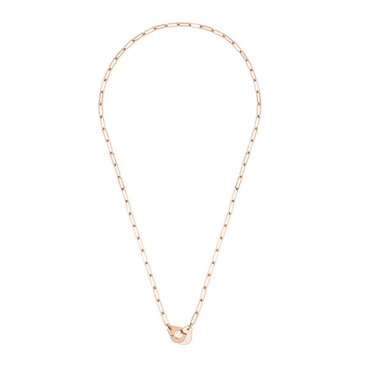 Collier Menottes Dinh Van R12 En Or Rose LEPAGE