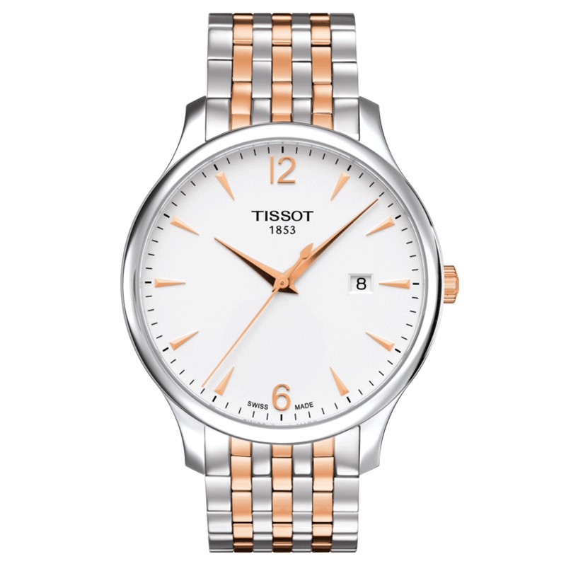 Montre Tissot T Classic Tradition Gent quartz cadran argent