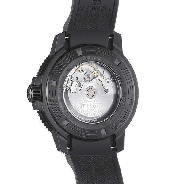 Montre Tissot T Sport Seastar 1000 Powermatic 80 all black 43 mm