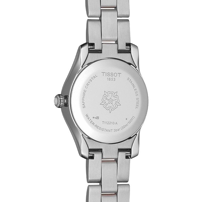 Montre Tissot T Lady T Wave quartz PVD rose cadran nacre bracelet