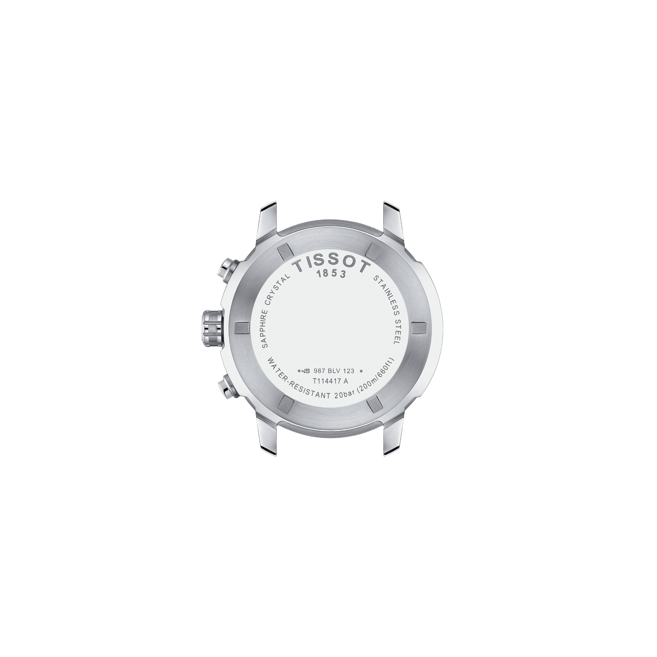 Tissot stainless steel water resistant 200m sapphire on sale crystal