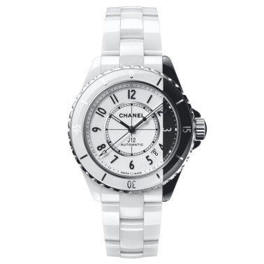 Chanel porcelain watch on sale white