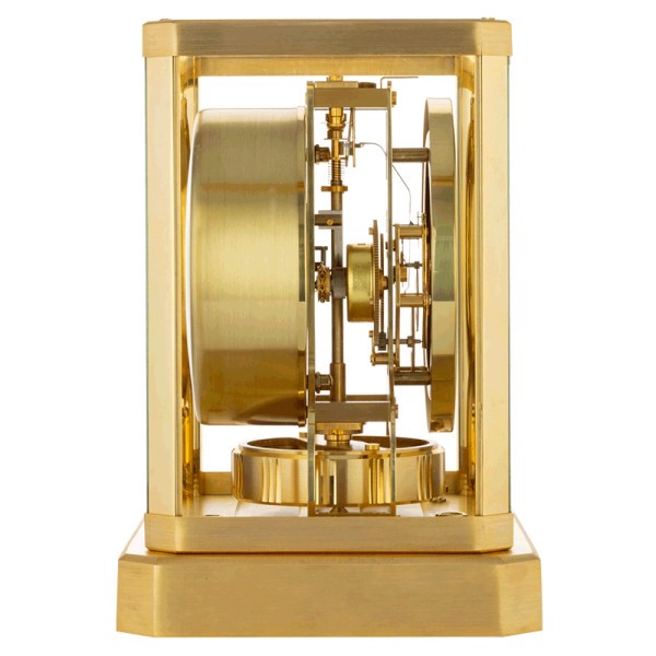 Jaeger LeCoultre Atmos clock brass gold plated 1960s Lepage