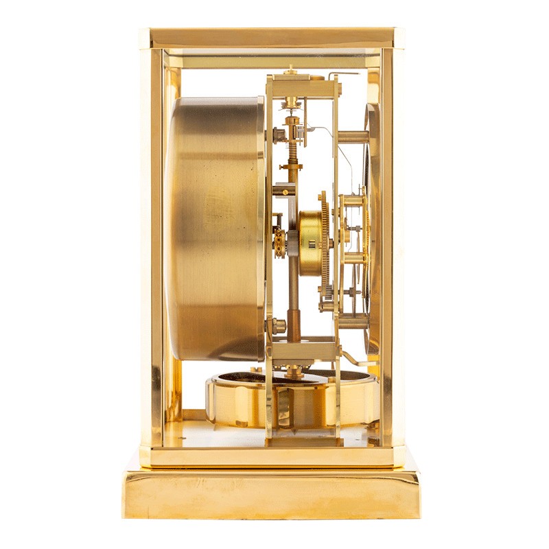 Jaeger LeCoultre Atmos clock brass gold plated 1950s Lepage