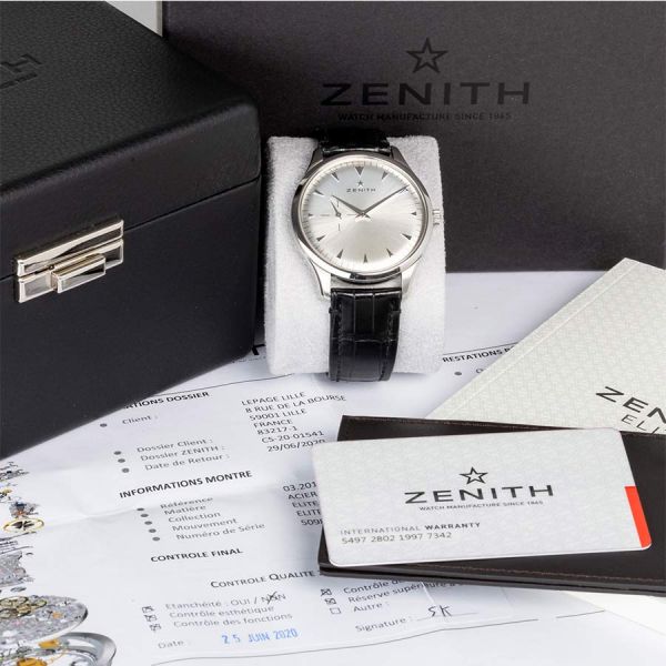 Watch Zenith Elite Ultra Thin automatic 40 mm Full Set 2017