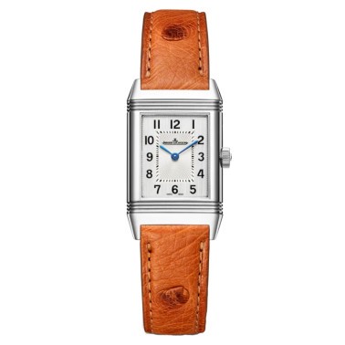 Jaeger LeCoultre Reverso Classic Small watch manual winding ostrich leather bracelet