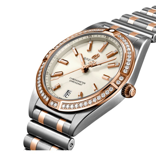 Breitling gold diamond discount watch