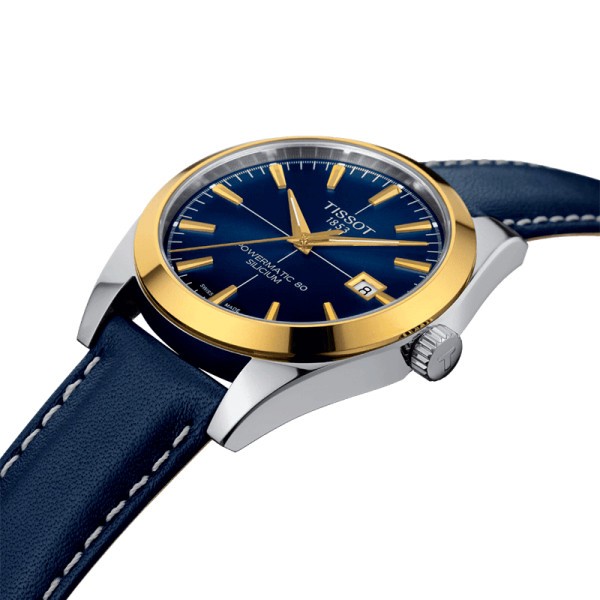 Tissot blue leather online strap