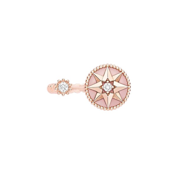 Christian Dior 18K Mother of Pearl, Opal & Diamond Rose des Vents