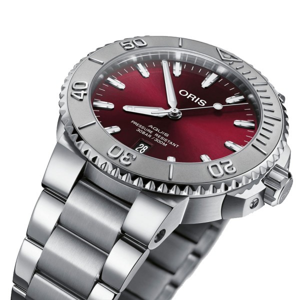 Watch ORIS Aquis Cherry 01 733 7766 4158 07 8 22 05PEB Lepage