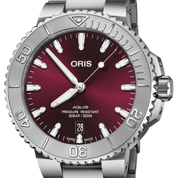 Watch ORIS Aquis Cherry 01 733 7766 4158 07 8 22 05PEB Lepage