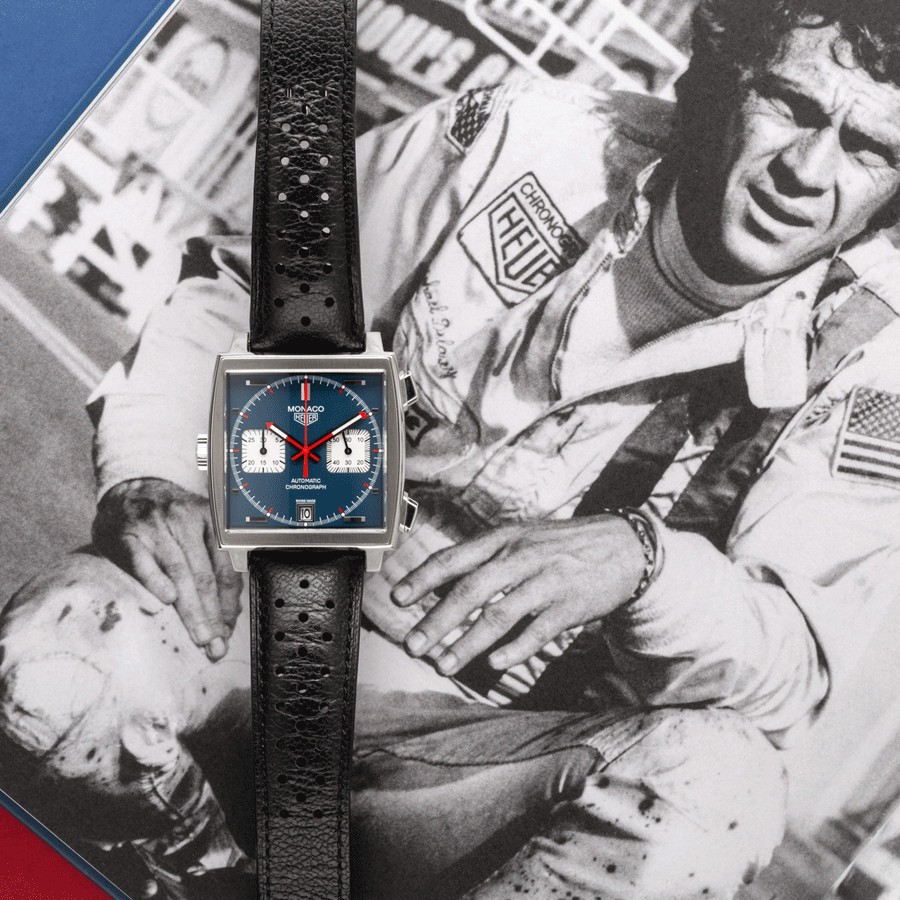 TAG Heuer Monaco vintage watch limited edition Steve McQueen Lepage