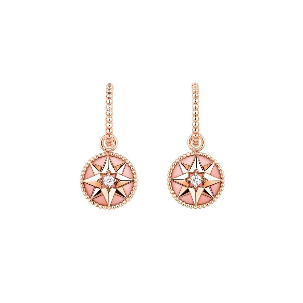 dior rose des vents earrings