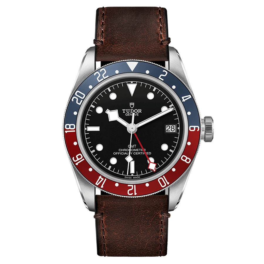 Tudor black bay gmt clearance leather