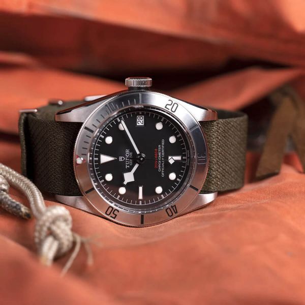 Tudor black shop bay steel strap