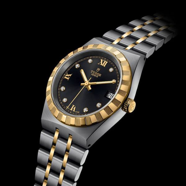 Tudor diamond watch hot sale