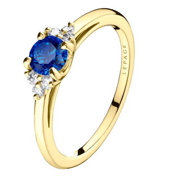 Ring Lepage Héloïse yellow gold and saphirre