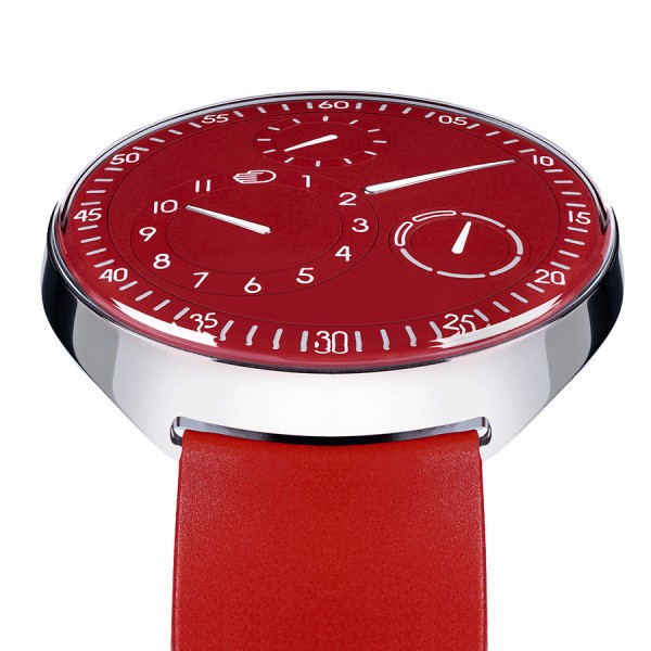 Ressence Type 1 Slim RED titanium watch TYPE1SLIMRED Lepage