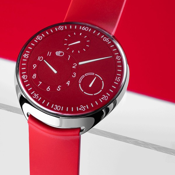 Ressence Type 1 Slim RED titanium watch TYPE1SLIMRED Lepage