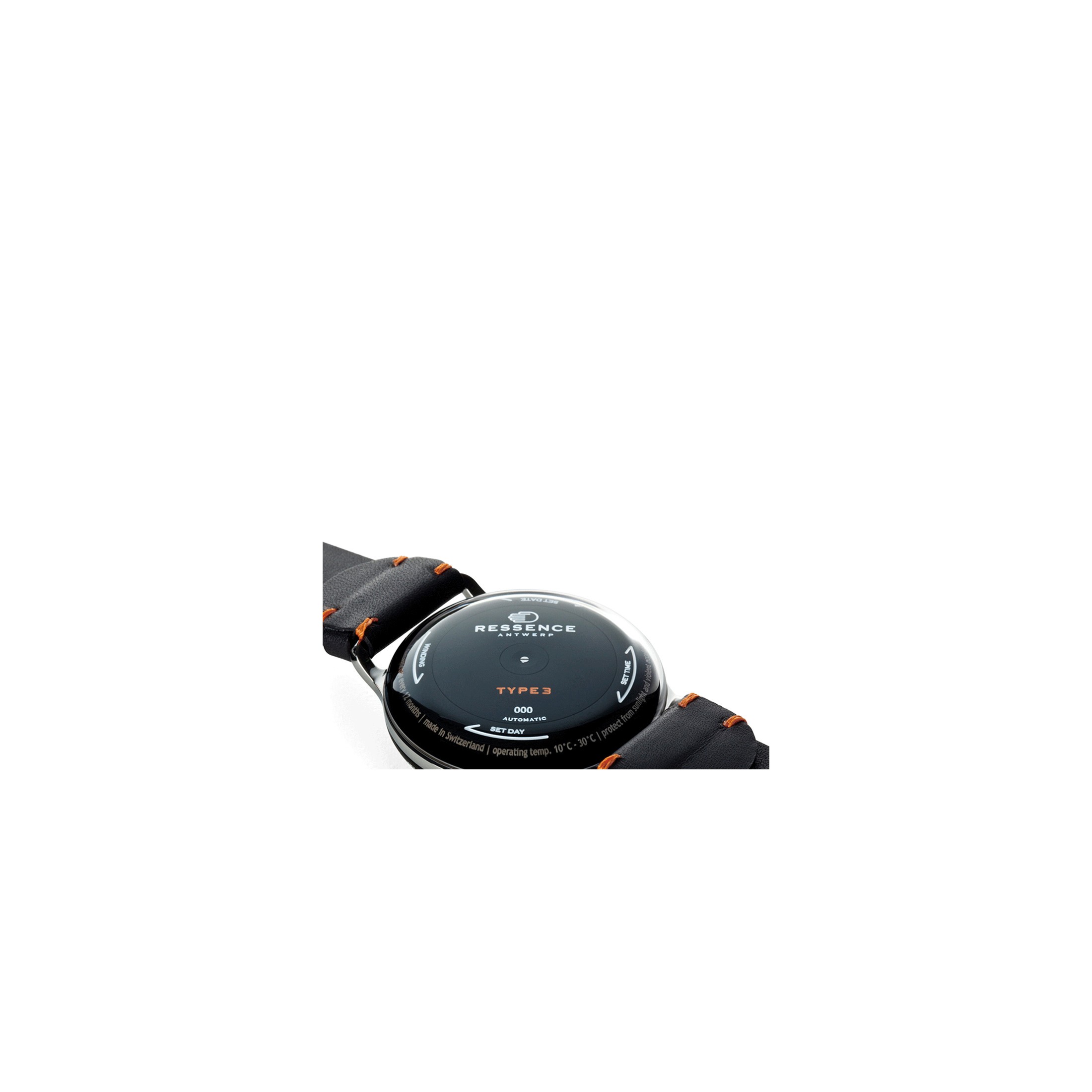 Ressence Type 3 W automatic titanium watch TYPE3W Lepage