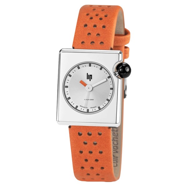 Montre Lip Mach 2000 Mini Square Quartz 30 X 28 Mm 671192 Lepage