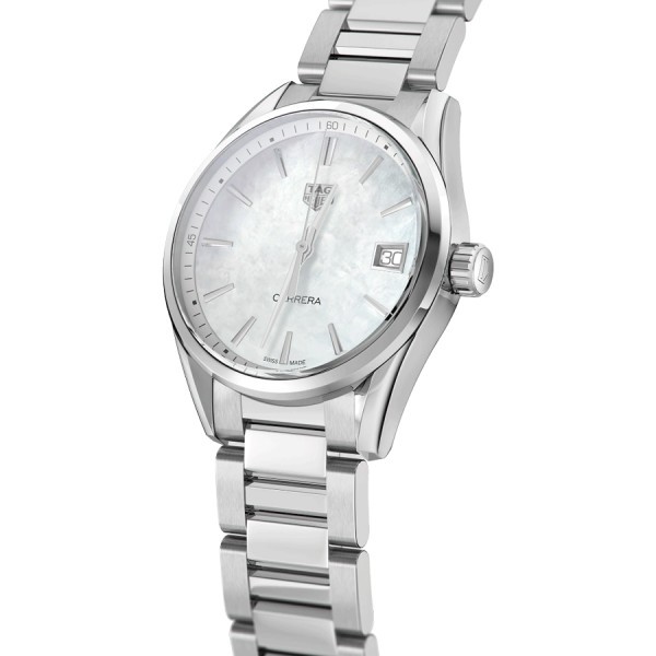 Tag heuer carrera womens mother of pearl hot sale