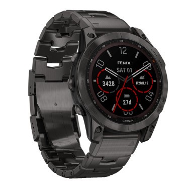 Garmin watch fenix 5x plus sapphire slate grey hotsell titanium band