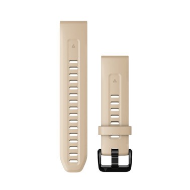 Garmin Quickfit 20 mm Silicone Bracelet Sand Beige for Fenix 7S Lepage