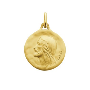 Médaille Saint Christophe 21mm or jaune 750 Augis