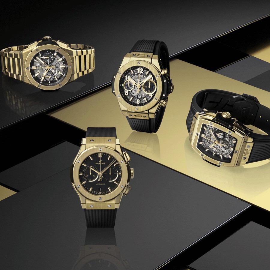 Hublot Big Bang 42mm Unico King Gold White Watches