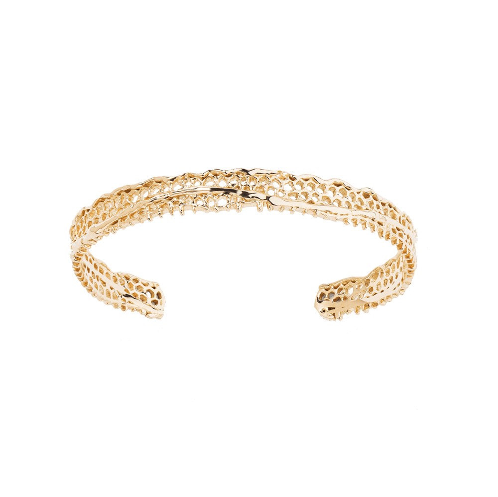 Bracelet Aur lie Bidermann Dentelle or jaune Lepage