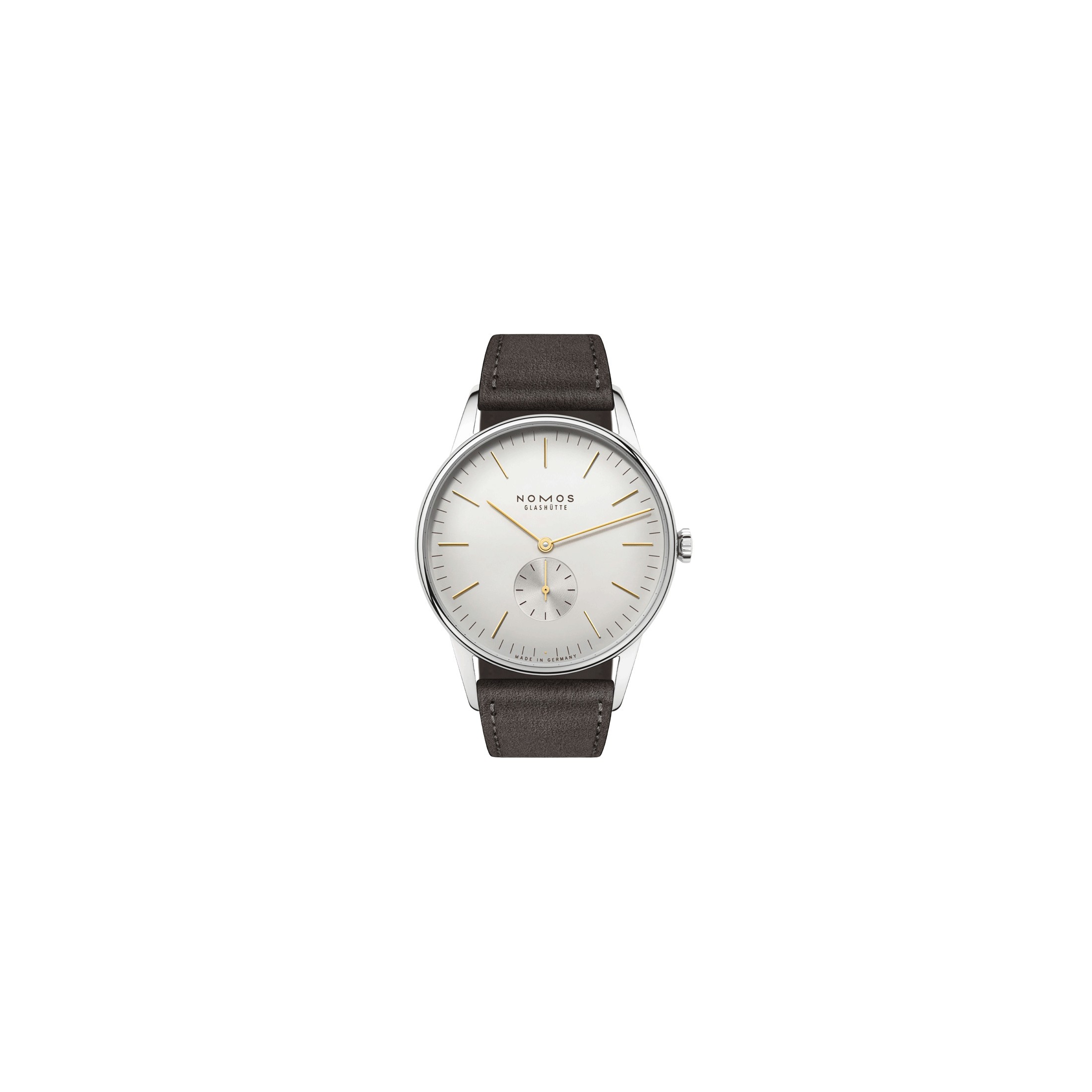 Montre NOMOS Orion 38 Argent manuel fond saphir 38 mm 379 Lepage