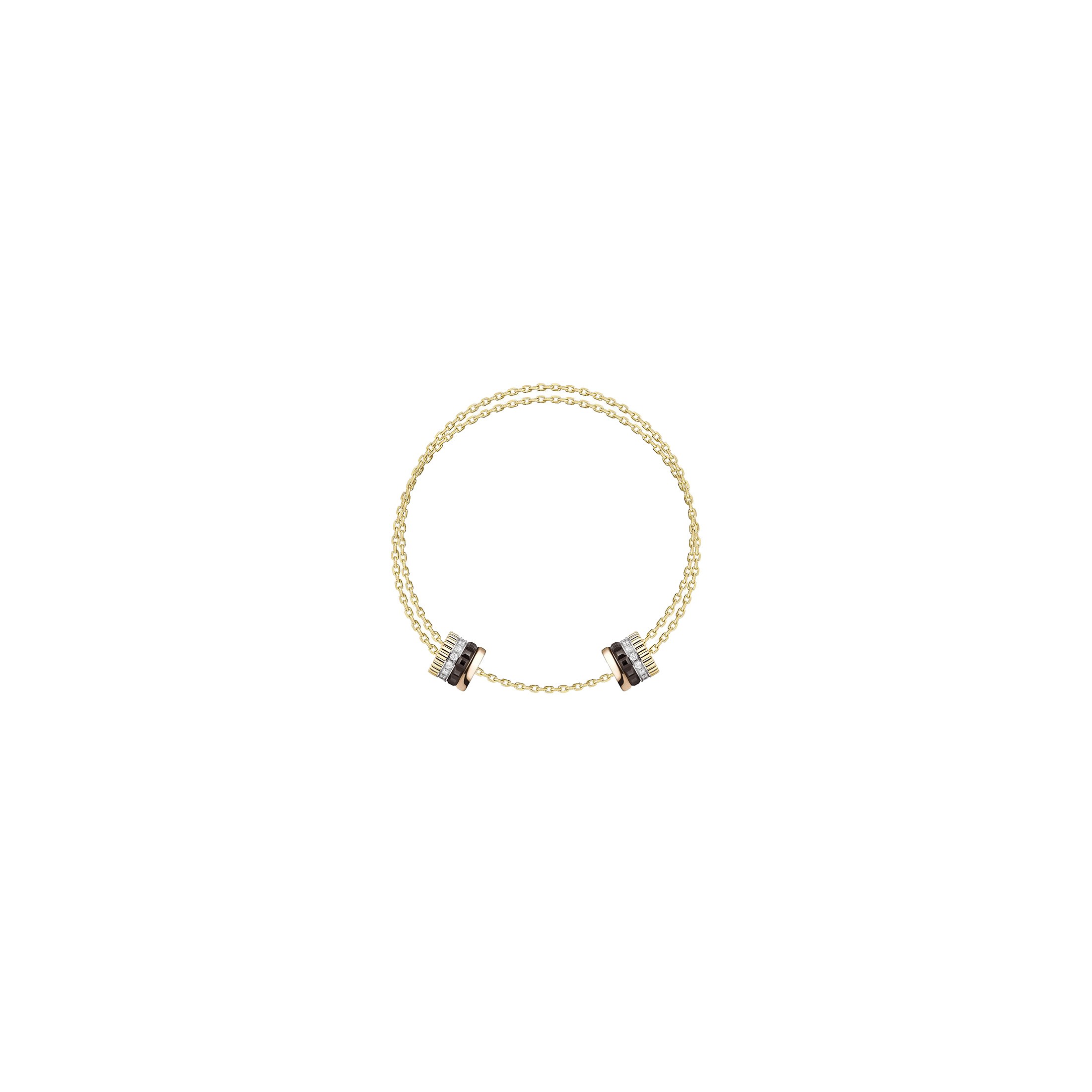 Bracelet Jonc BOUCHERON Facet in white gold