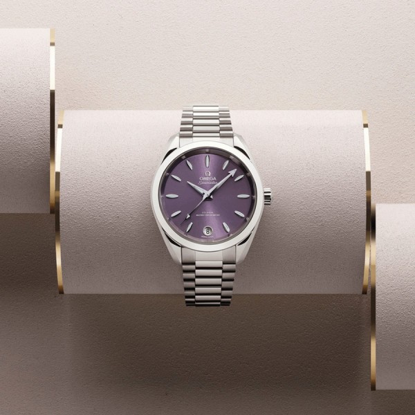 Purple discount omega watch