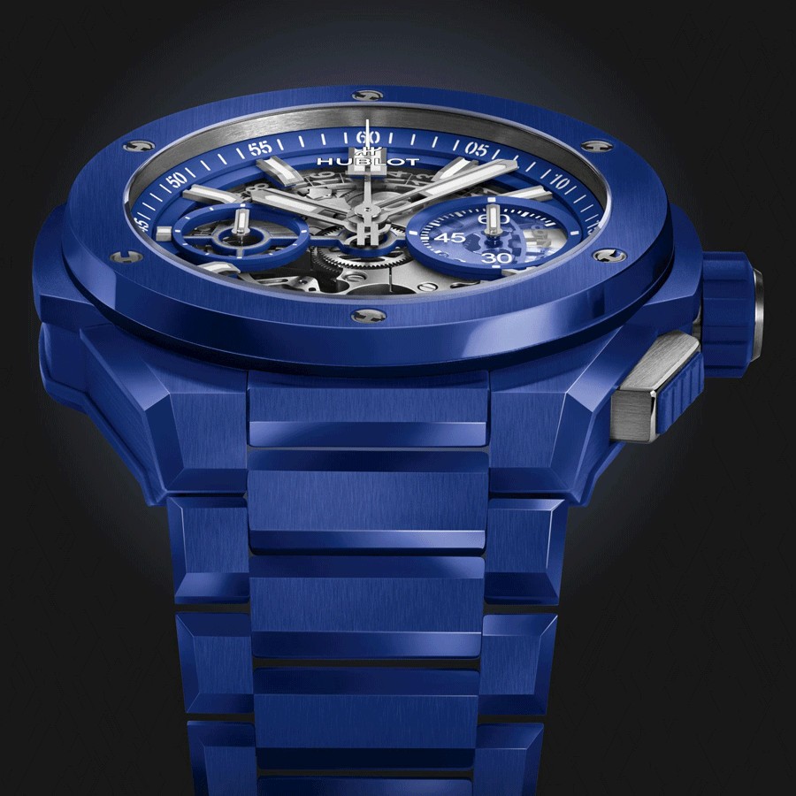 2022 Hublot Big Bang Integral Blue Ceramic Skeleton Dial (451.EX