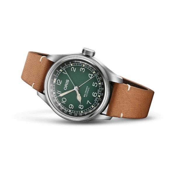 Oris big crown online pointer date green dial