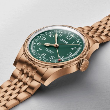 Oris bronze 2024 green dial