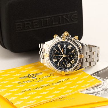 Vintage Breitling Crosswind B13055 automatique 43 mm Lepage