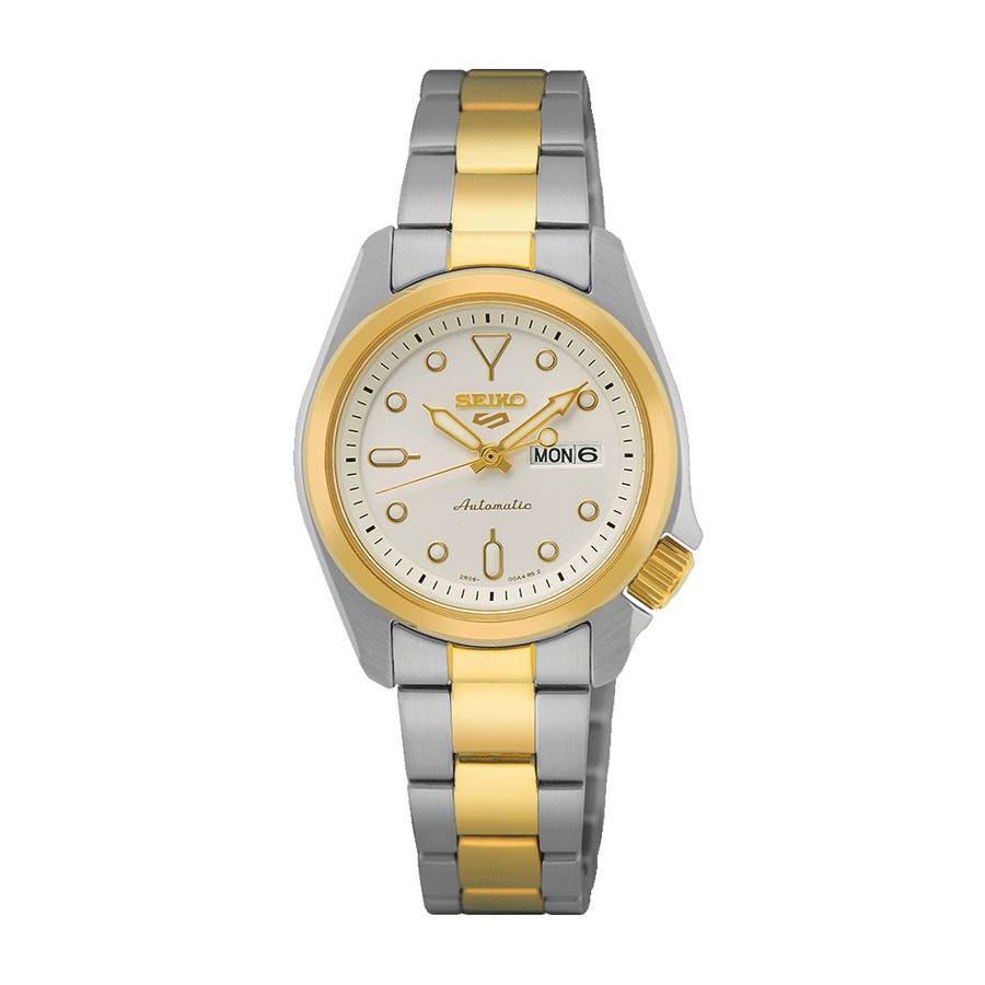 Seiko 5 Sports Ladies watch white dial 28 mm SRE004K1 Lepage