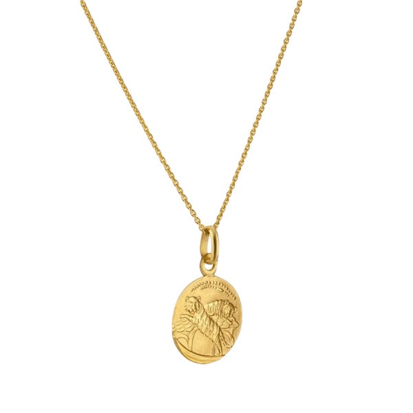 Arthus Bertrand medal Noah's Ark Tiger yellow gold - Lepage