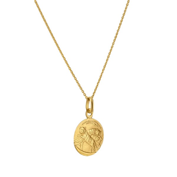 Médaille Arche de Noé Éléphant - Or Jaune - 14mm - Poli sablé - Arthus  Bertrand 1803