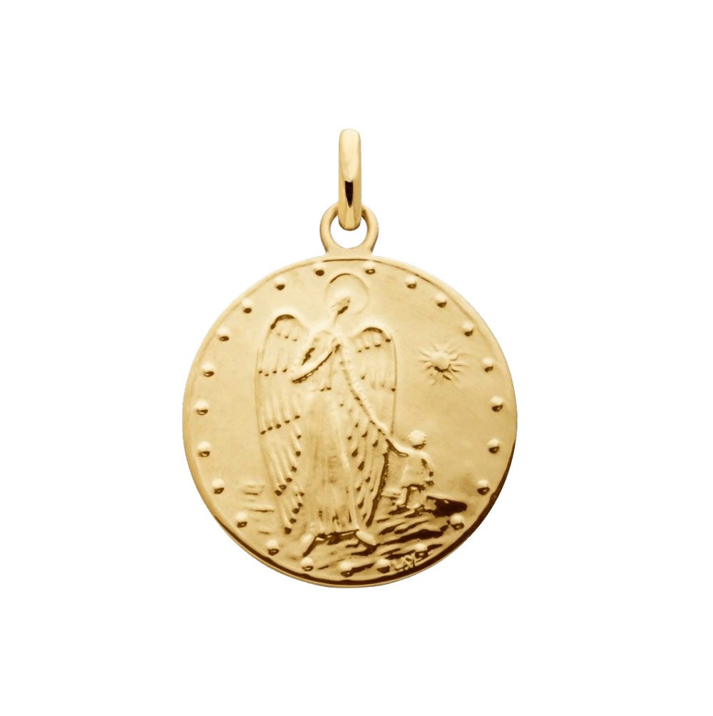 Arthus Bertrand Guardian Angel of Lay medal yellow gold - Lepage