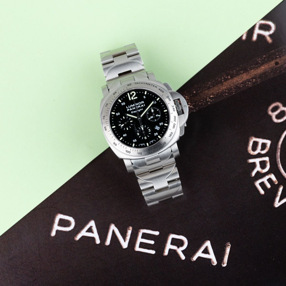 Pre Owned Panerai Luminor Daylight Chrono PAM00236 Lepage