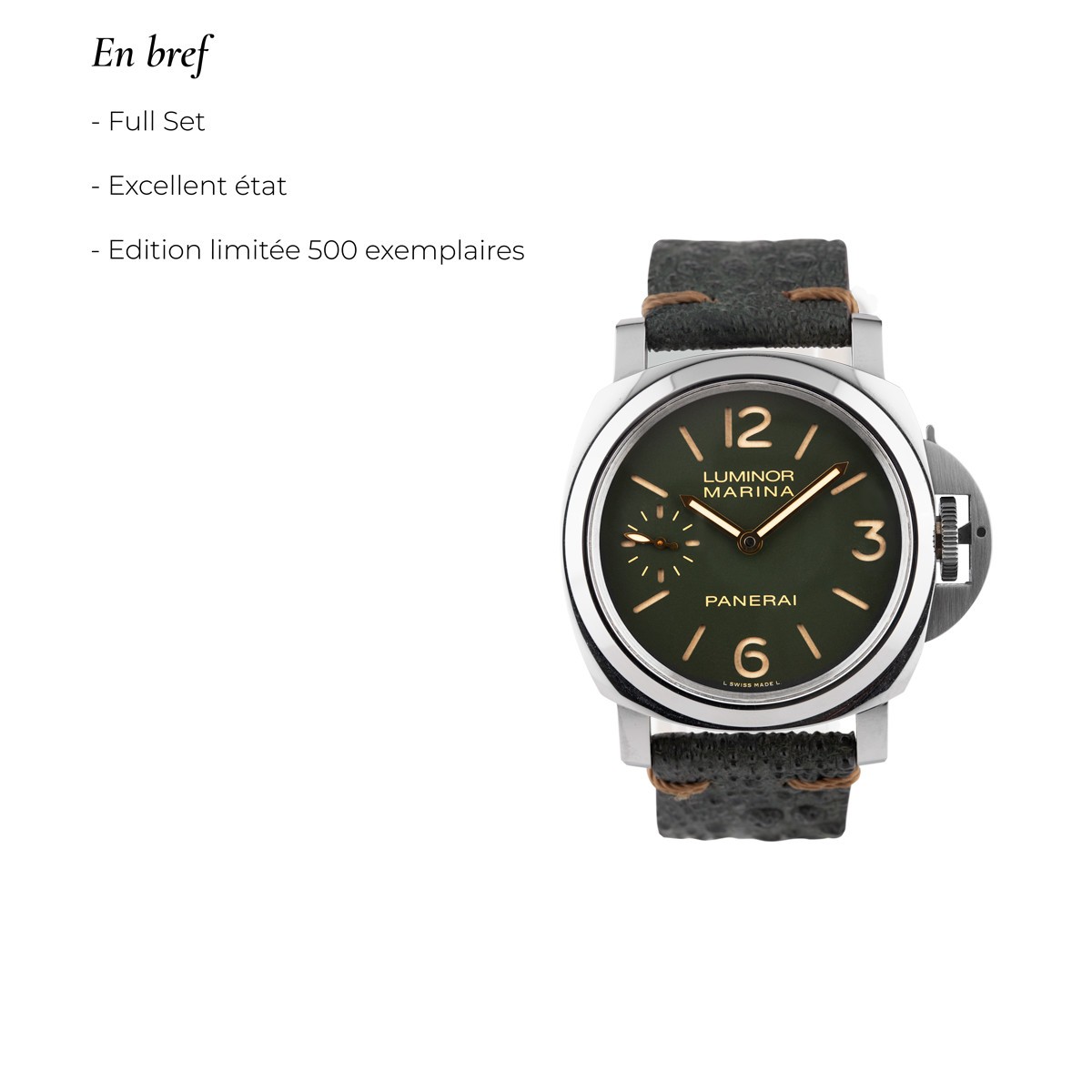 Pre Owned Panerai Luminor PAM00911