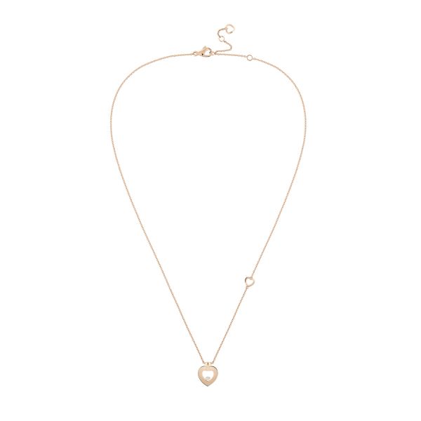 Fred Pretty Woman necklace, XS model, in rose gold and diamonds - Lepage