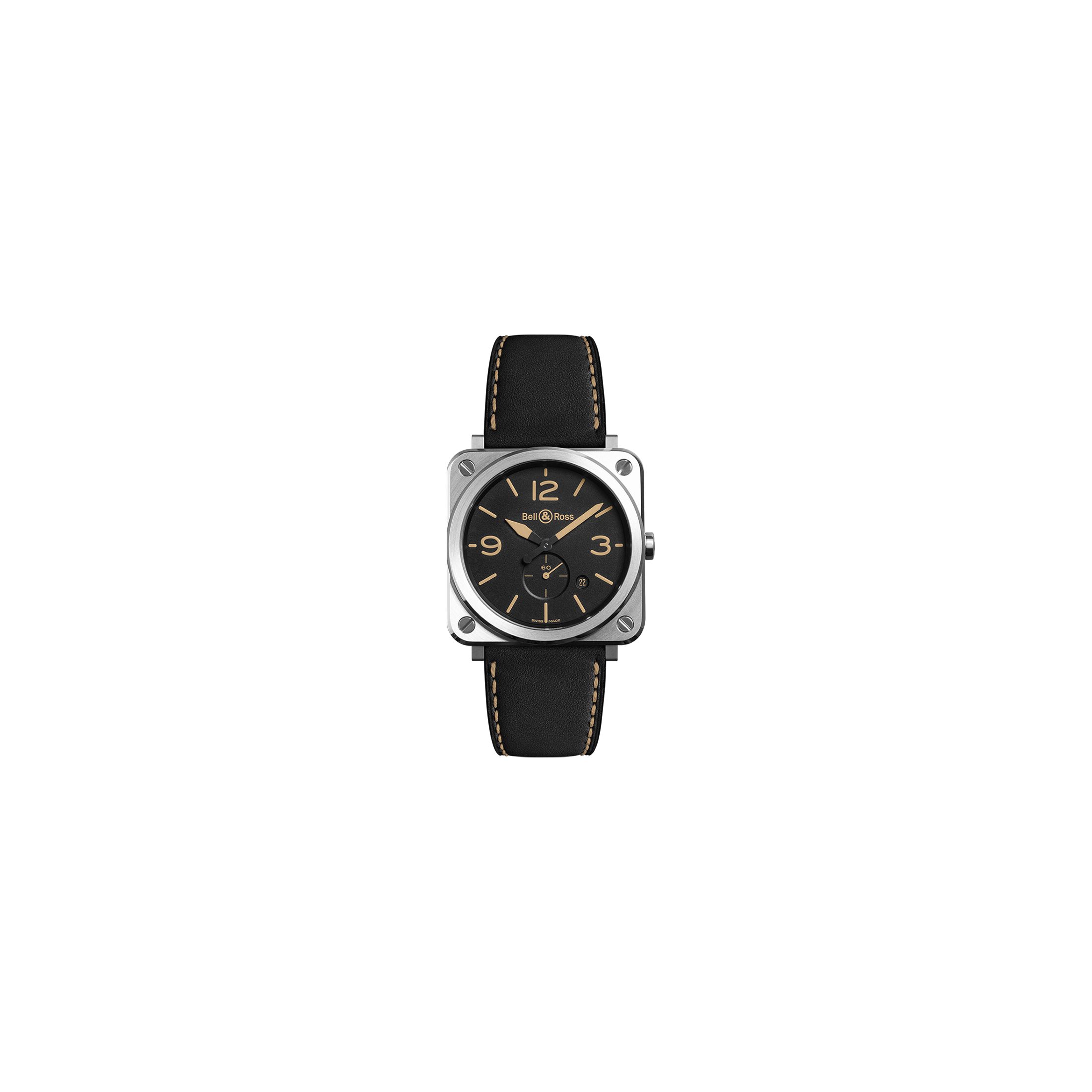 Bell Ross BR S Steel Heritage quartz 39 mm Lepage