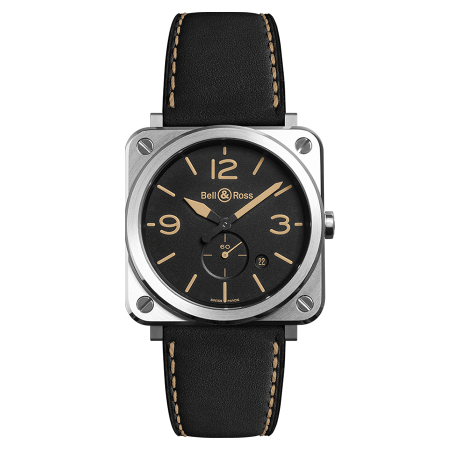 Bell Ross BR S Steel Heritage quartz 39 mm Lepage