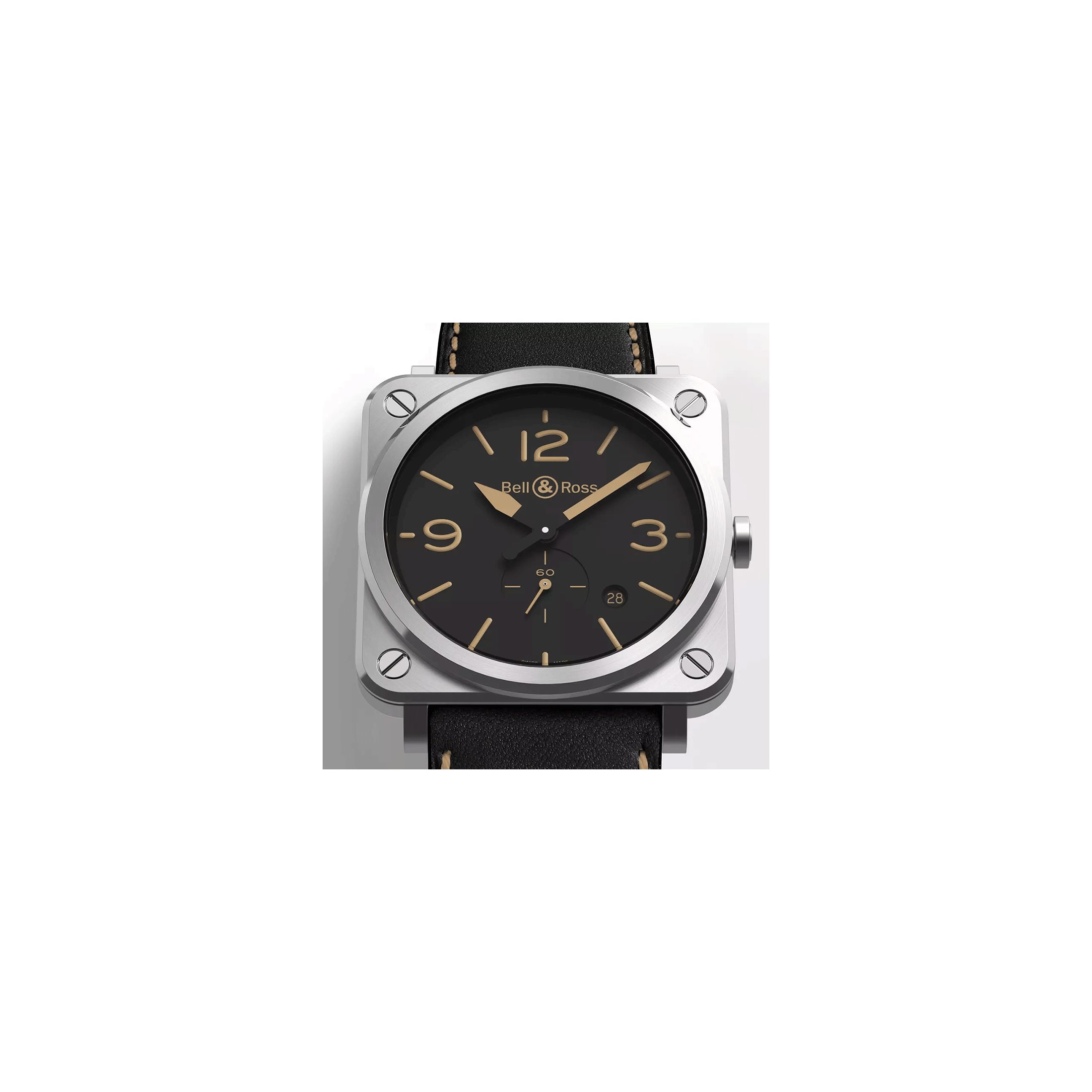 Bell Ross BR S Steel Heritage quartz 39 mm Lepage